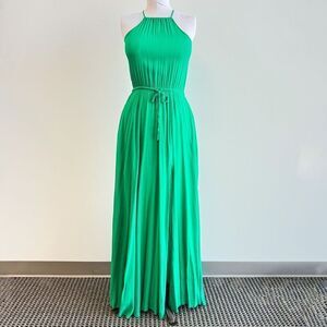 Vici Women’s Small Lloyd Floral Adjustable Halter Maxi Dress Sleeveless